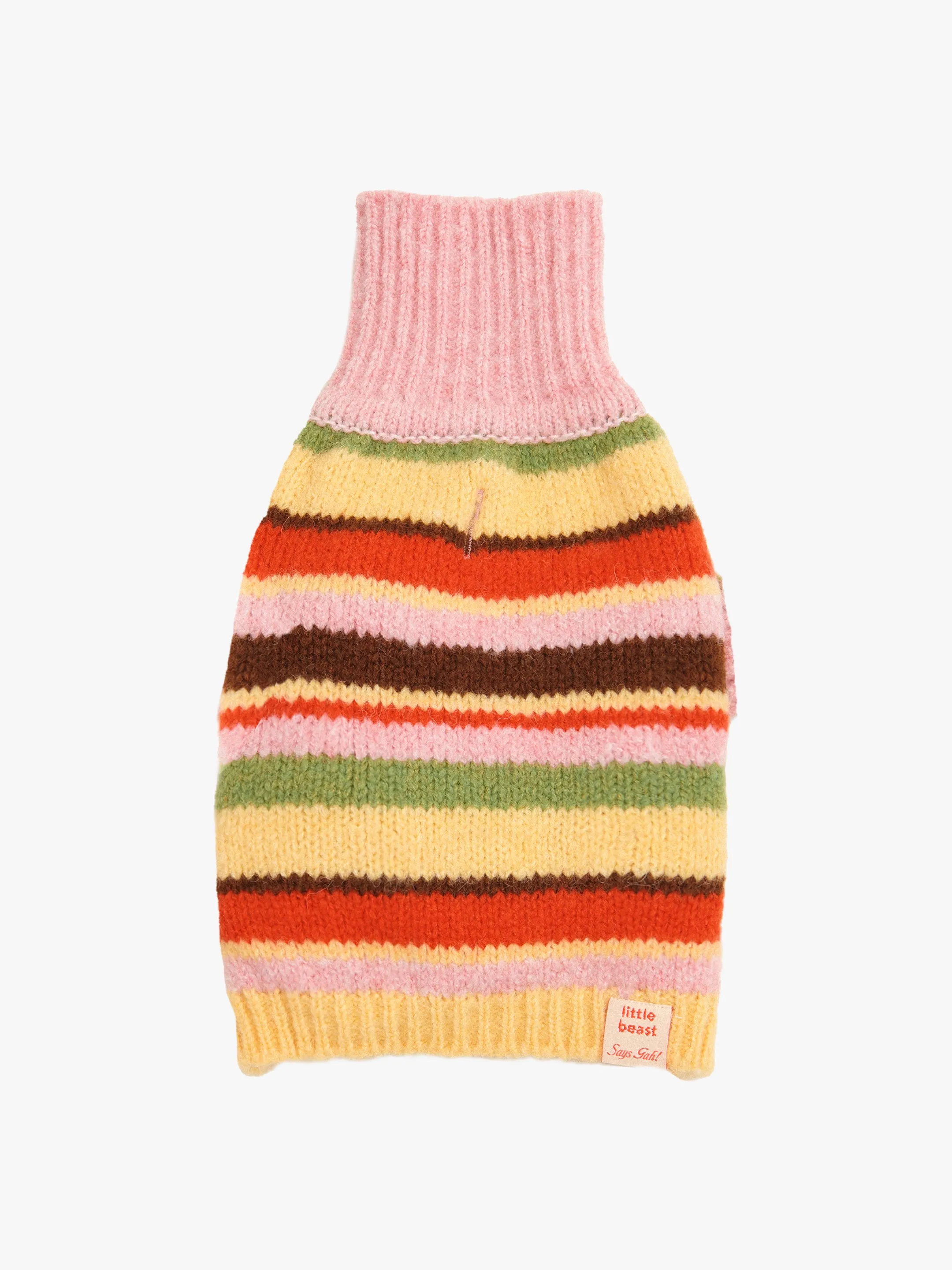 Dog Sweater - Pink Stripe