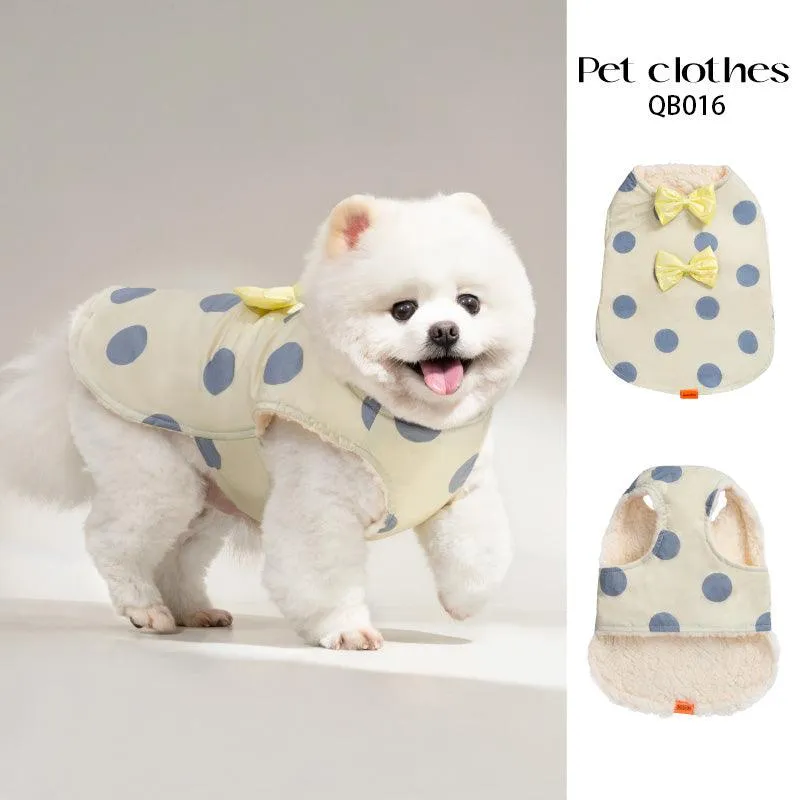 Dog Vest Jumper - Polka Dot