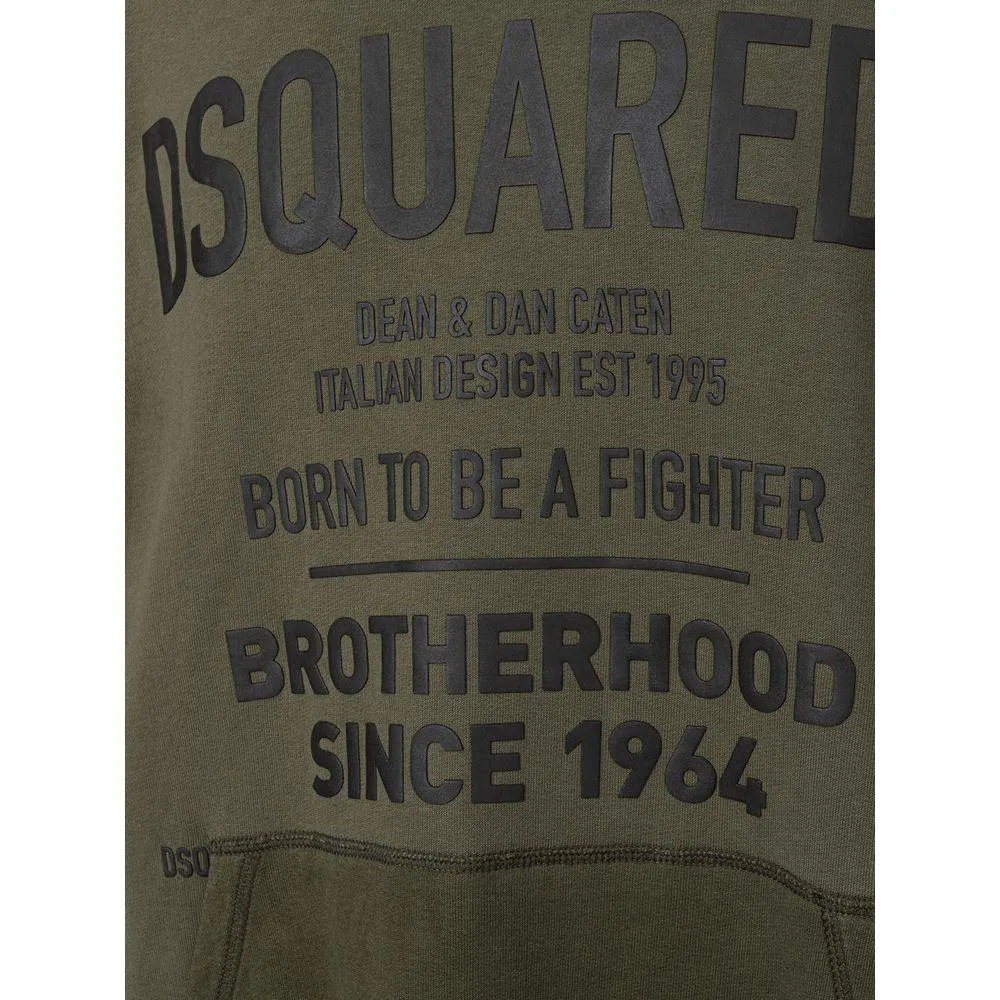 Dsquared² Green Cotton Sweater