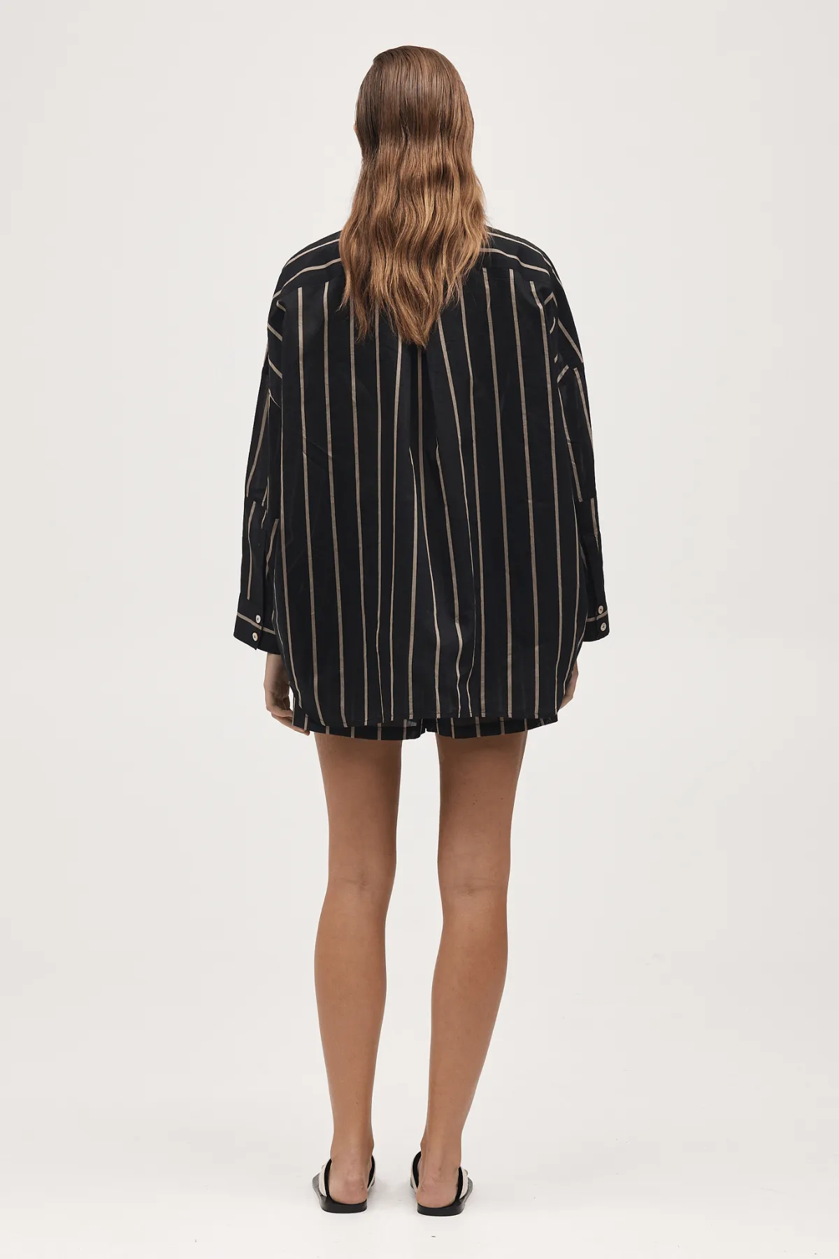 EDIE SHIRT BLACK STRIPE