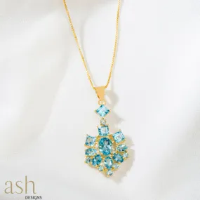 Enchanted Gemstone Pendant With Chain