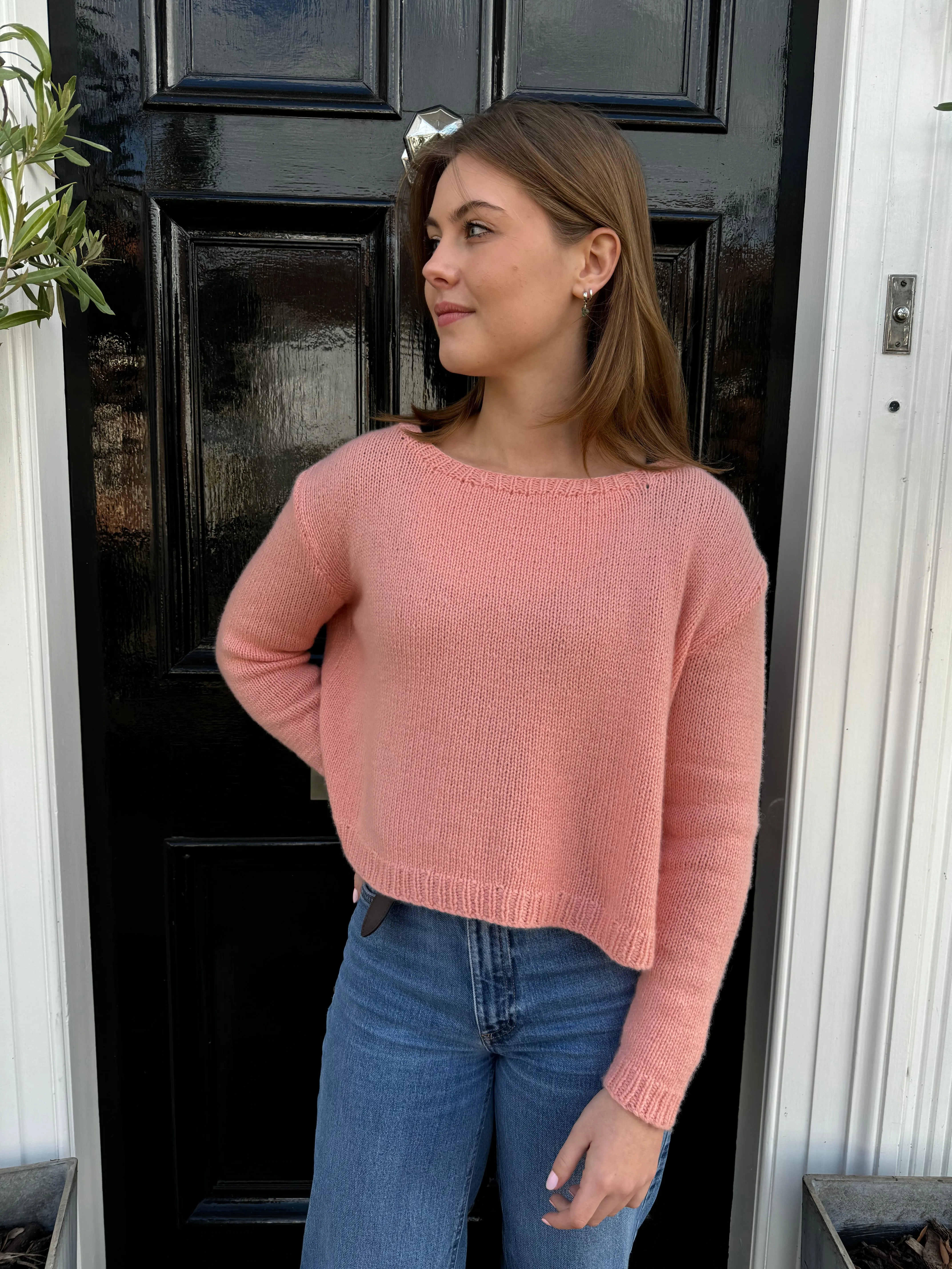 English Weather Sea Pink Sophie Sweater