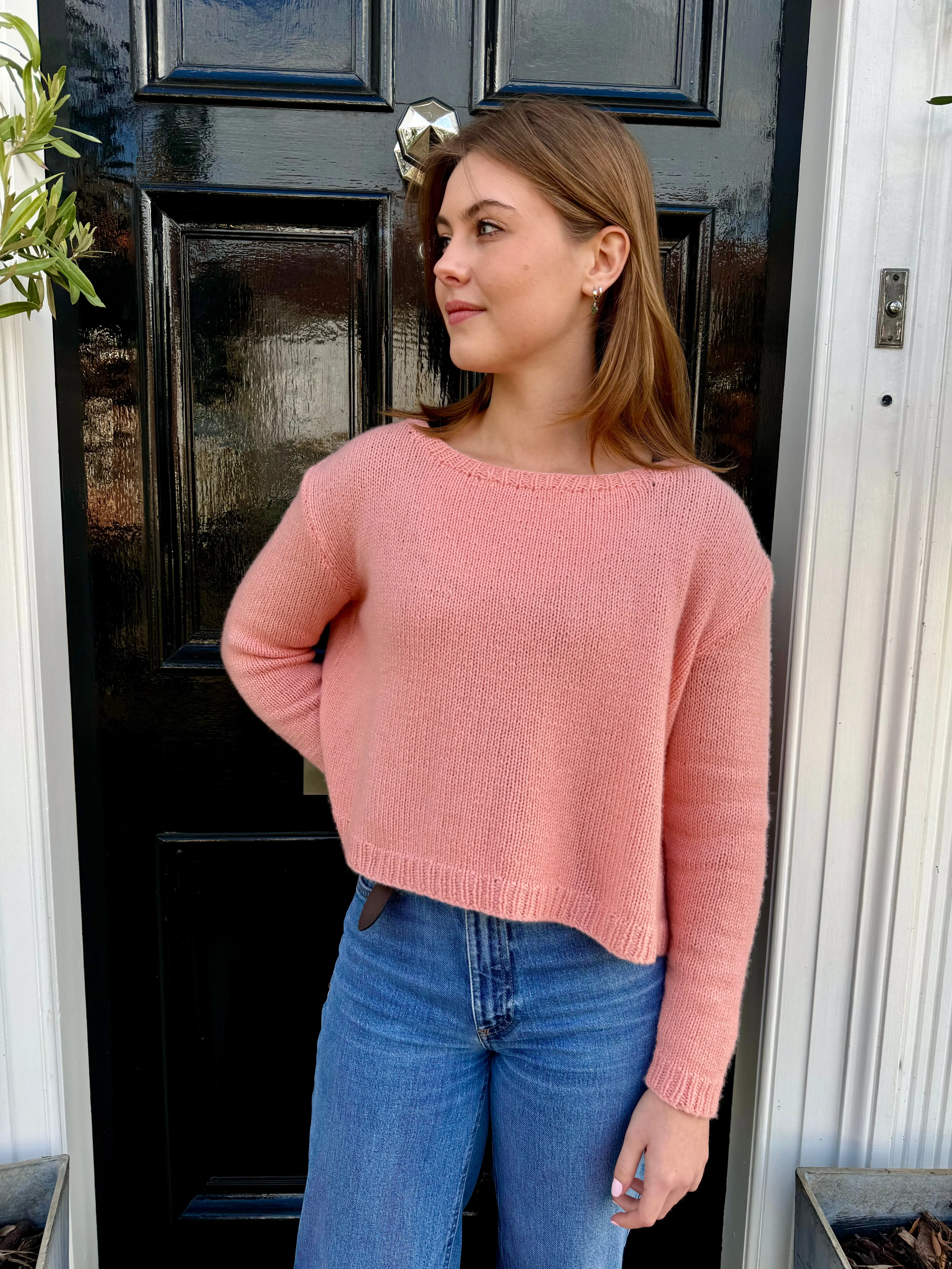 English Weather Sea Pink Sophie Sweater