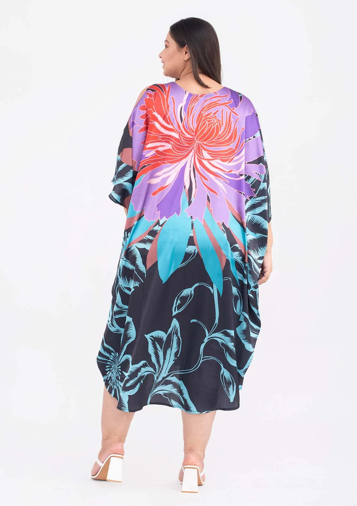 Exclusive Print Kaftan Dress