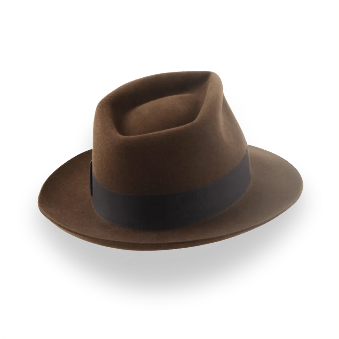 Exclusive Teardrop Crown Fedora for Men | The Capitol