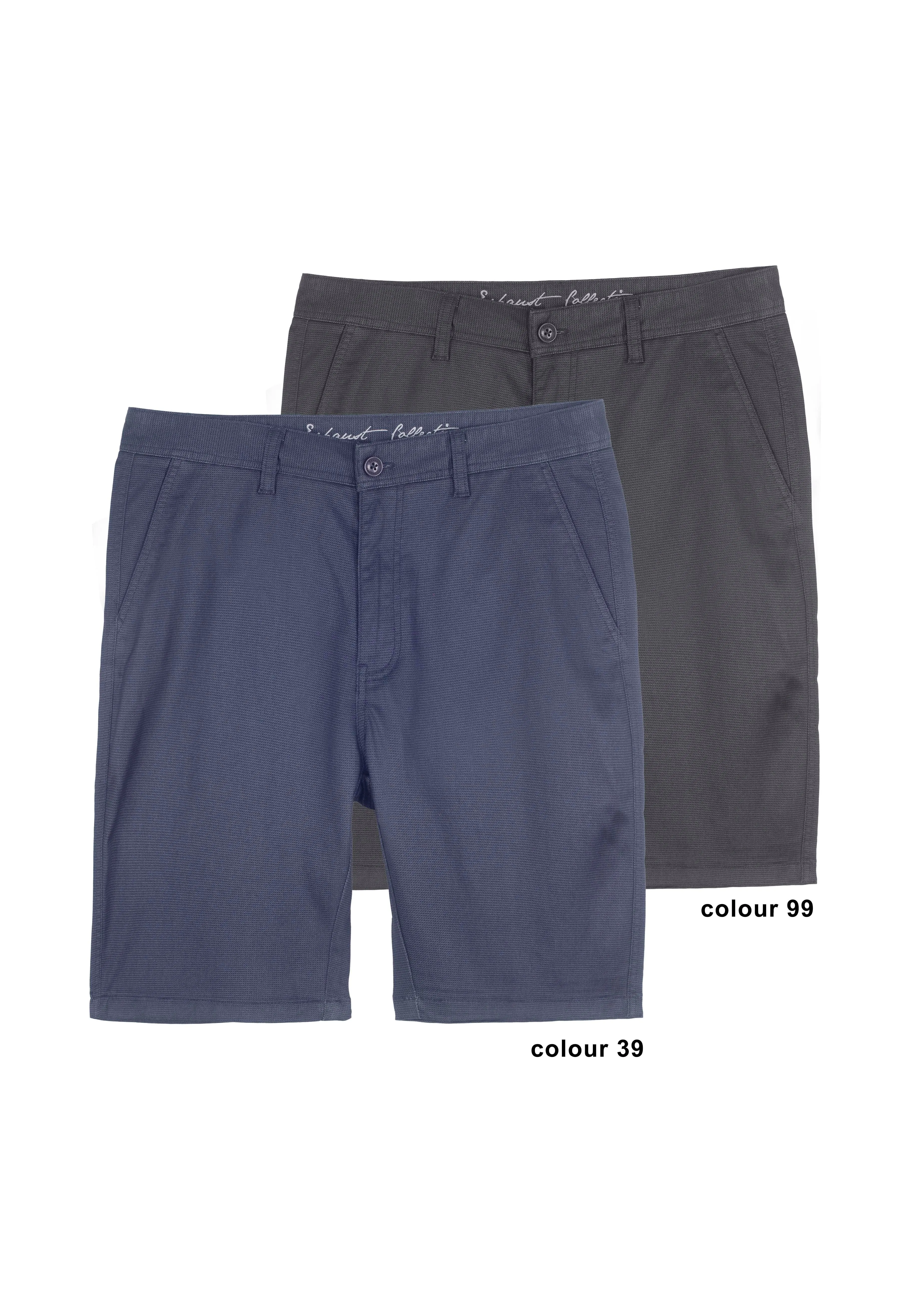 EXHAUST MEN'S COTTON SHORT PANTS [Straight Cut] 1466