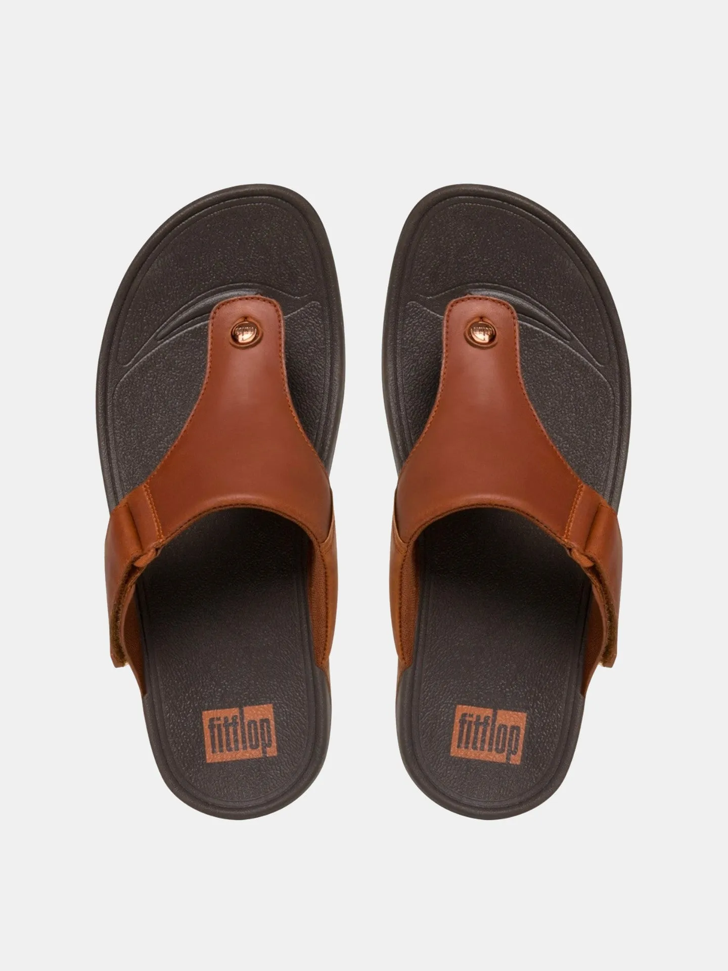 Fitflop TRAKK II Men's Leather Toe-Post Sandals