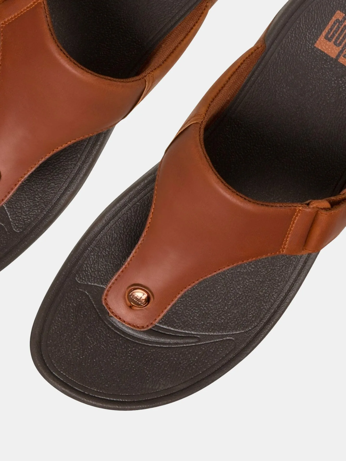 Fitflop TRAKK II Men's Leather Toe-Post Sandals