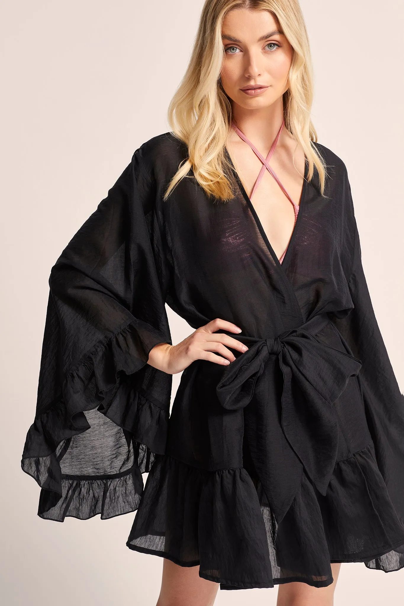 Fontana Kimono - Black