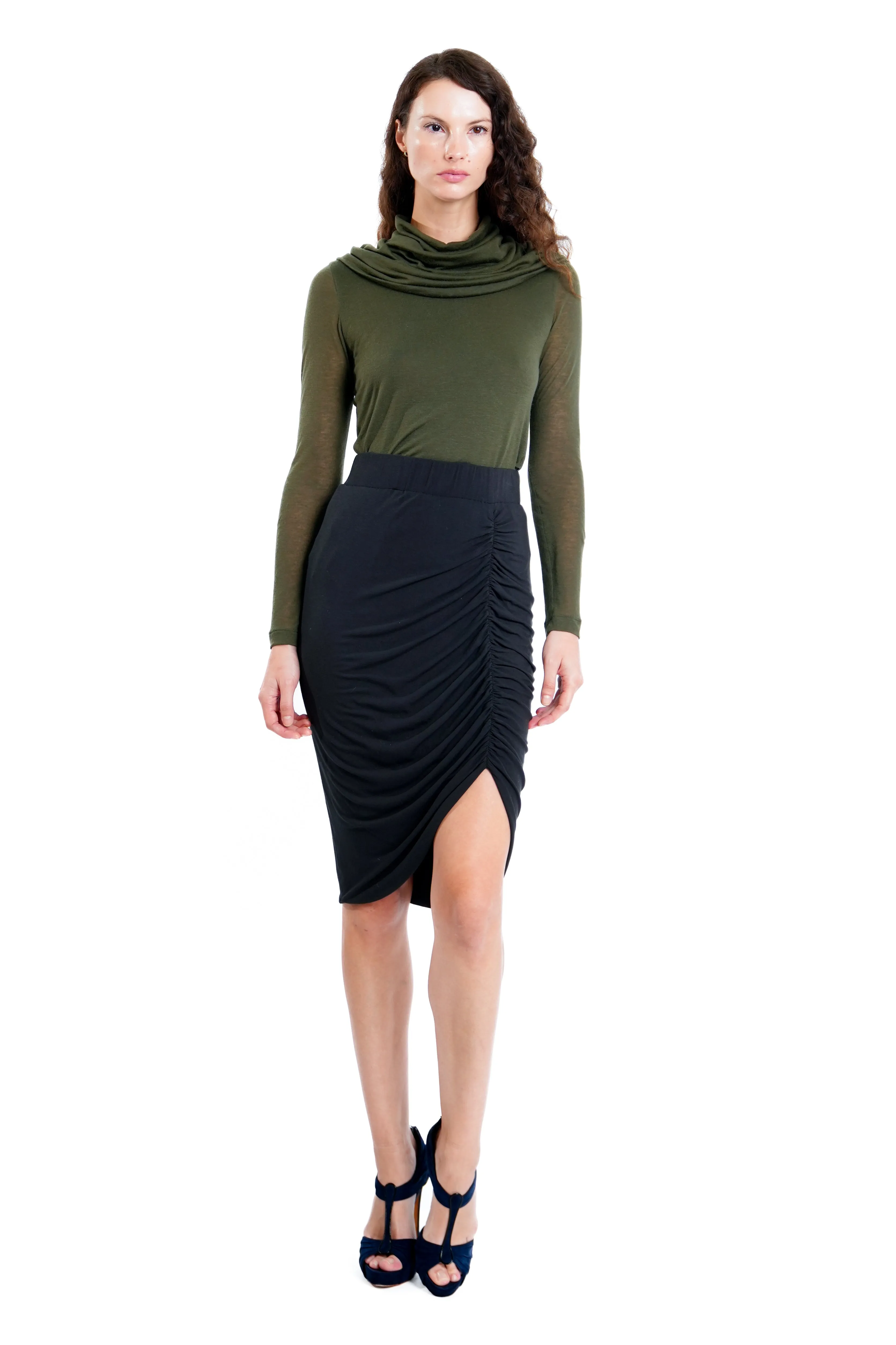 Freya Drapery Jersey Skirt