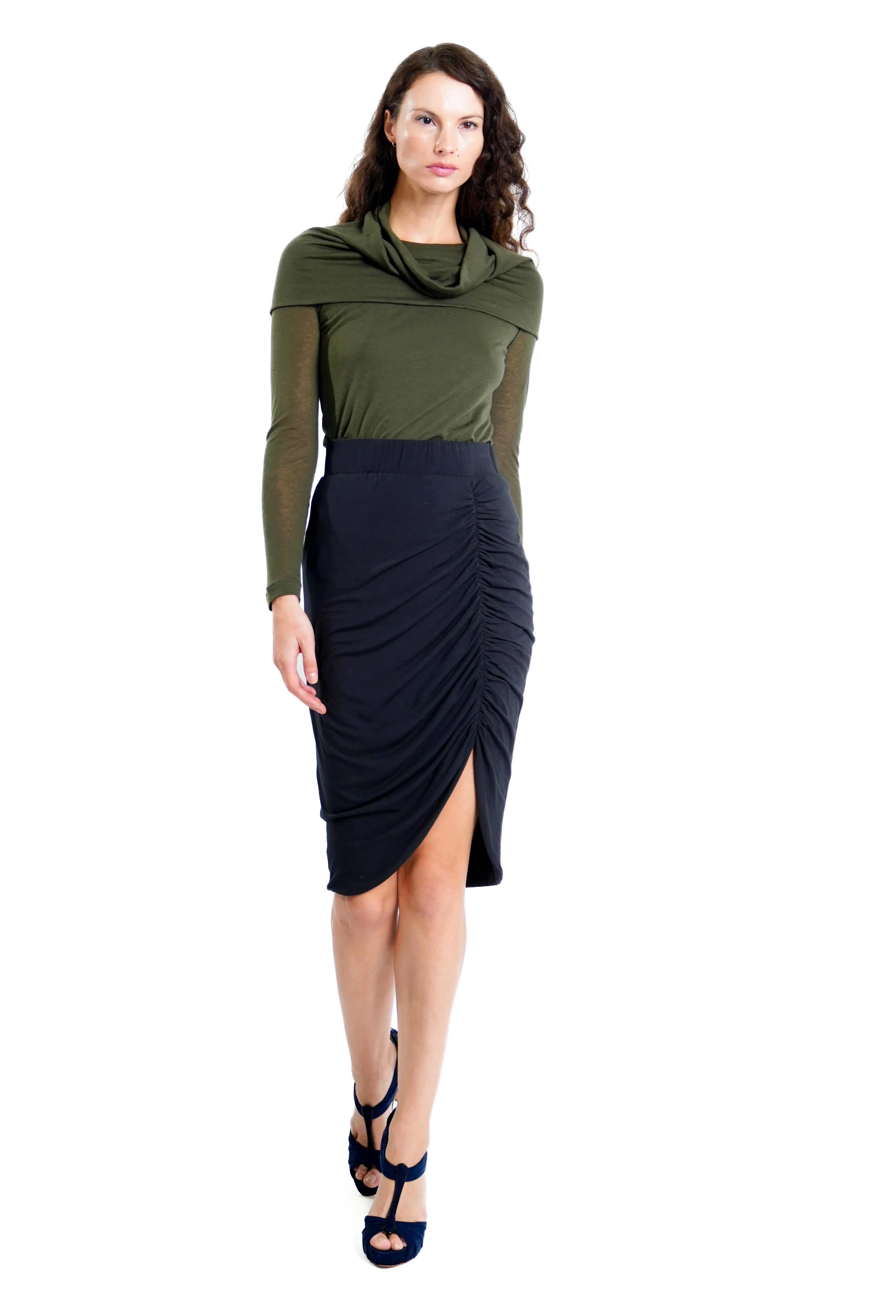 Freya Drapery Jersey Skirt