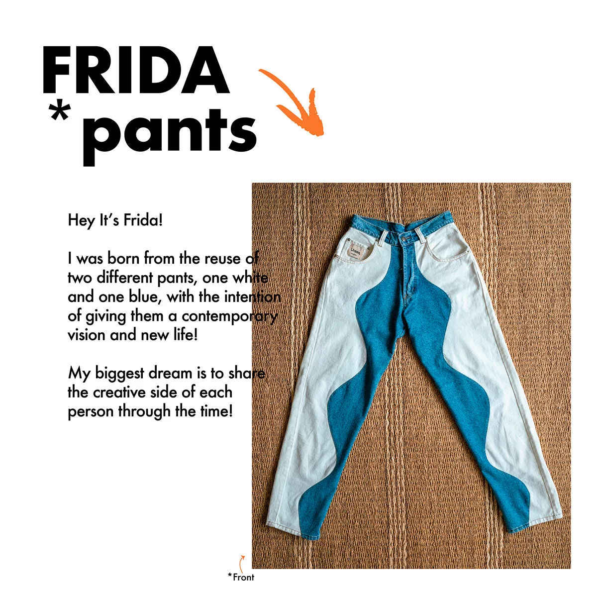 FRIDA PANTS BLUE   BLUE