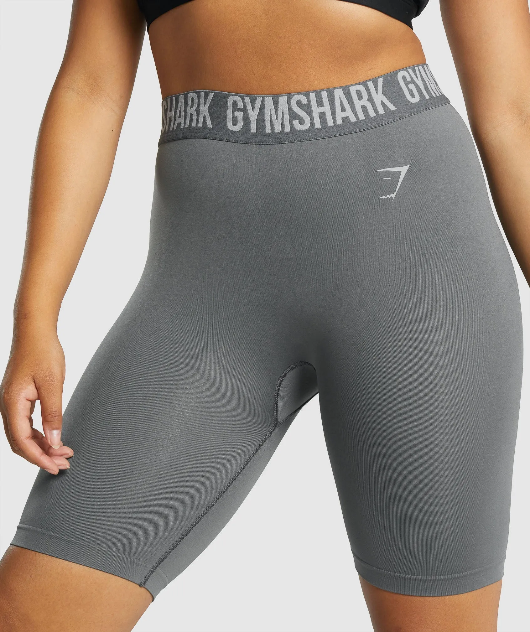 Gymshark Fit Seamless Cycling Shorts - Charcoal