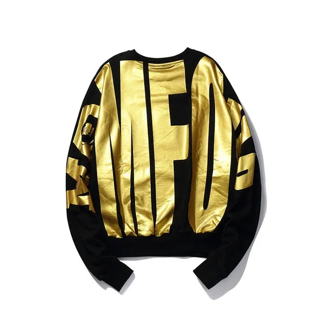 Hip Hop Baggie Style with Big Letter Back Detail Men Sweater