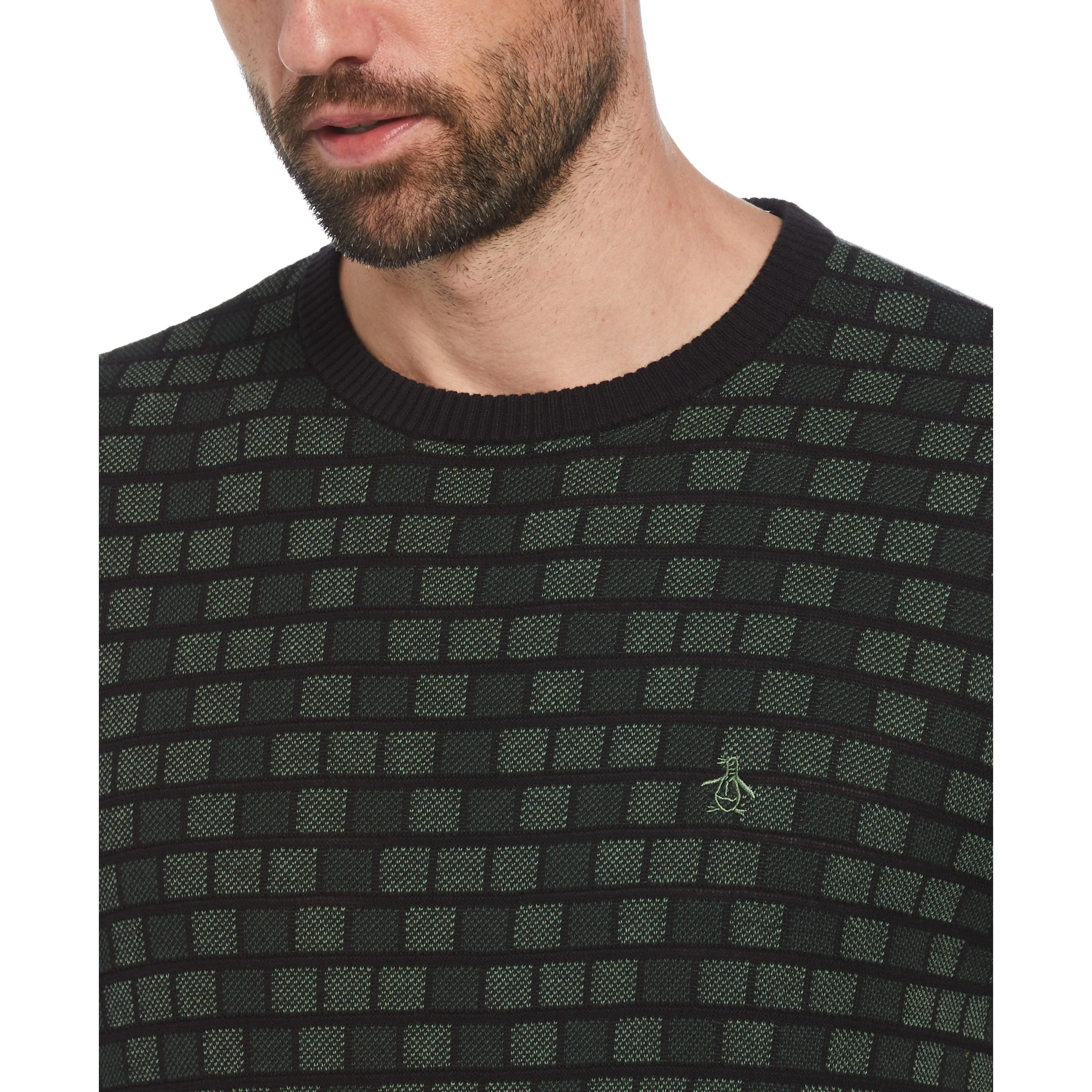 Jacquard Check Sweater