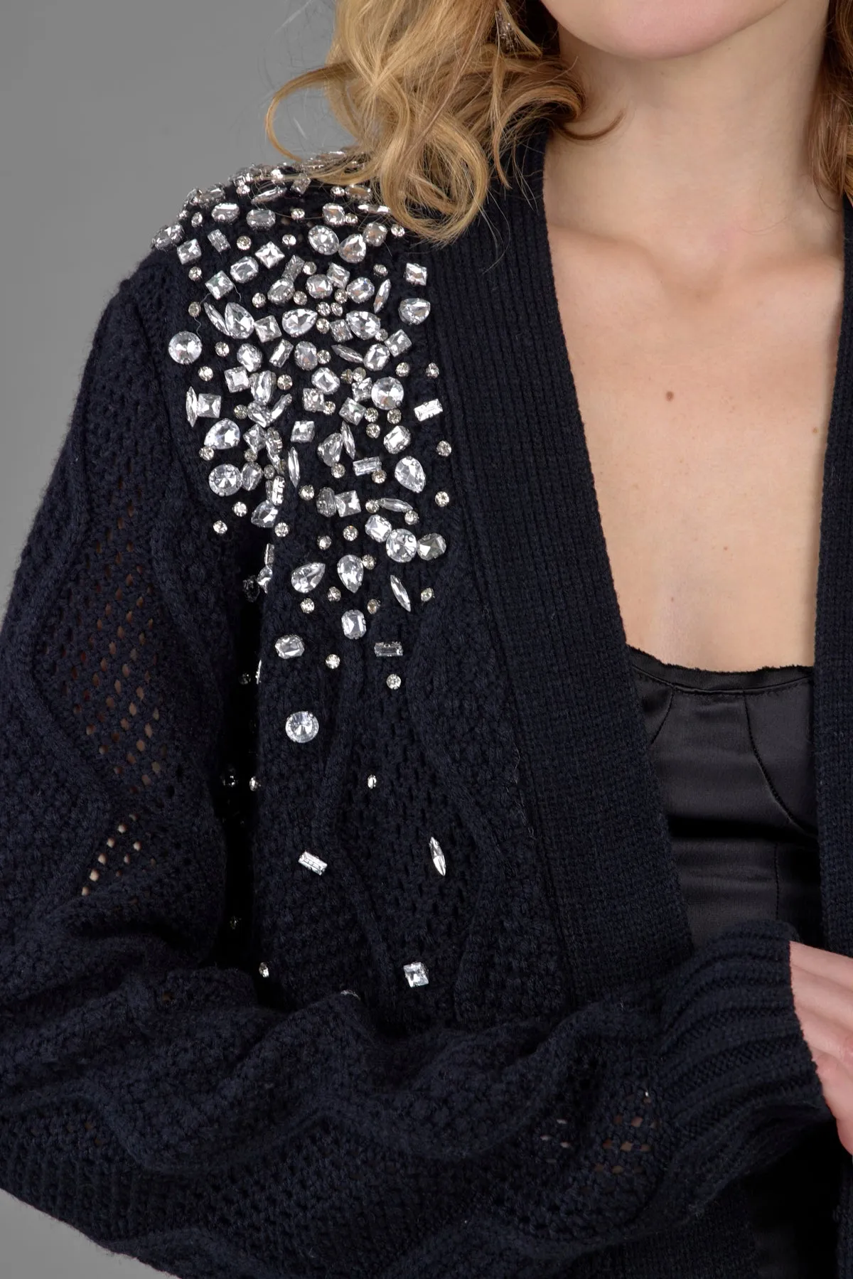 Jewel Embellished Cardigan