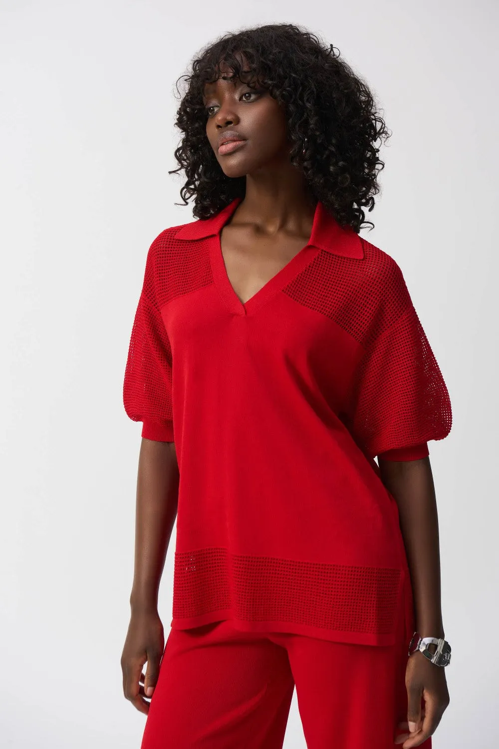 Joseph Ribkoff Sweater 251925-RD Radiant Red