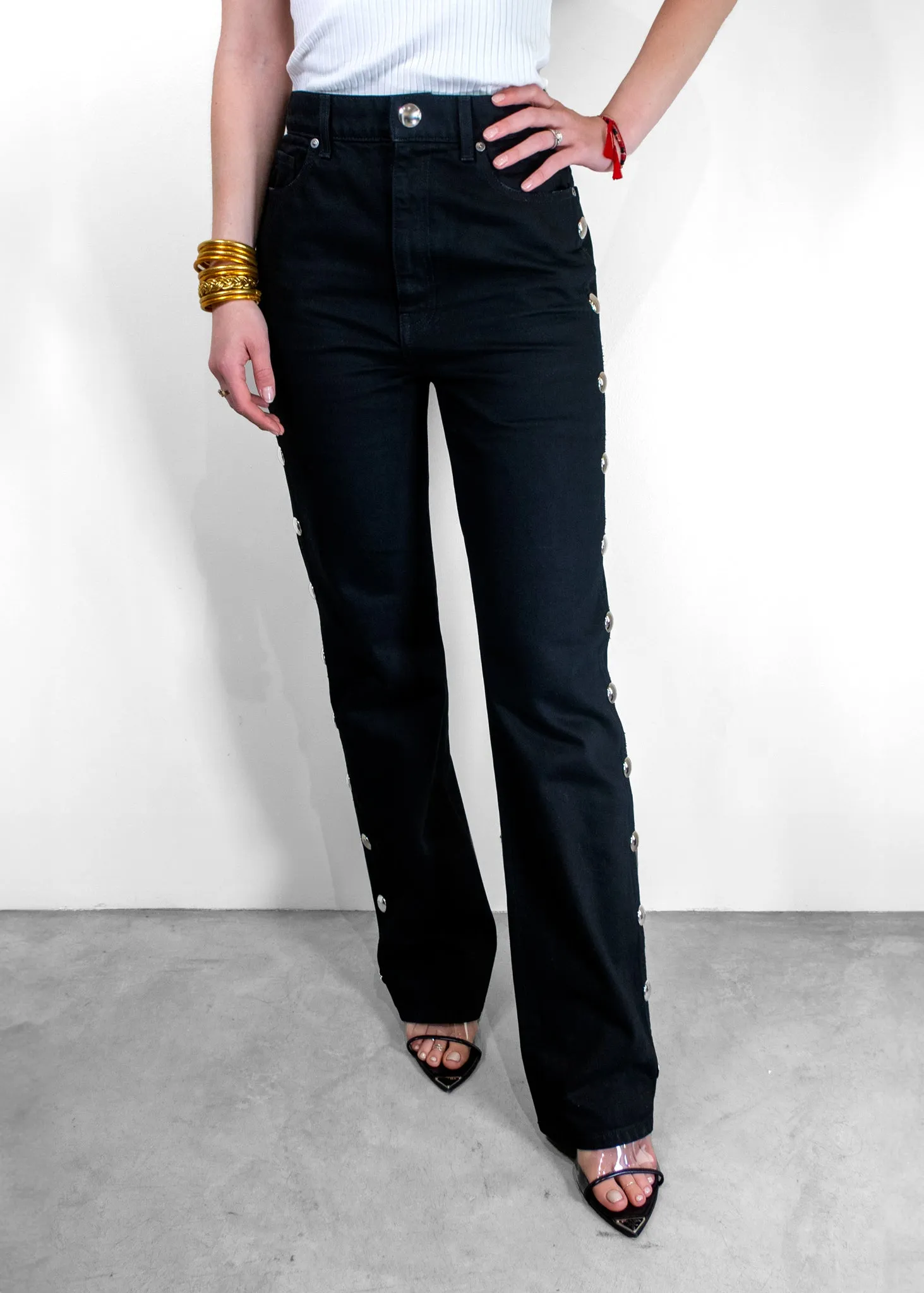 Khaite Studded Danielle Wilcox Jean