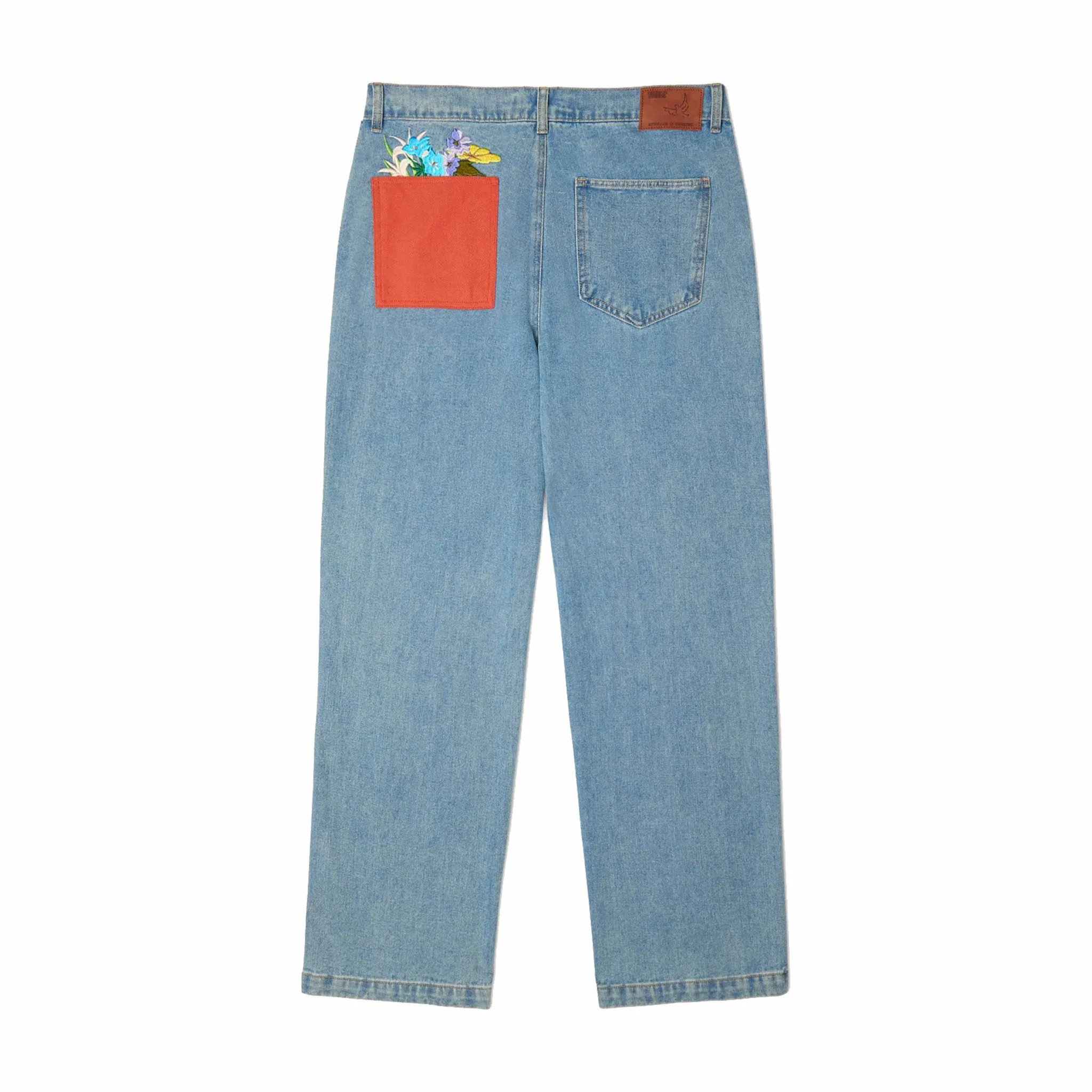 KidSuper Studios All Over Flower Pots Denim Jeans (Blue)