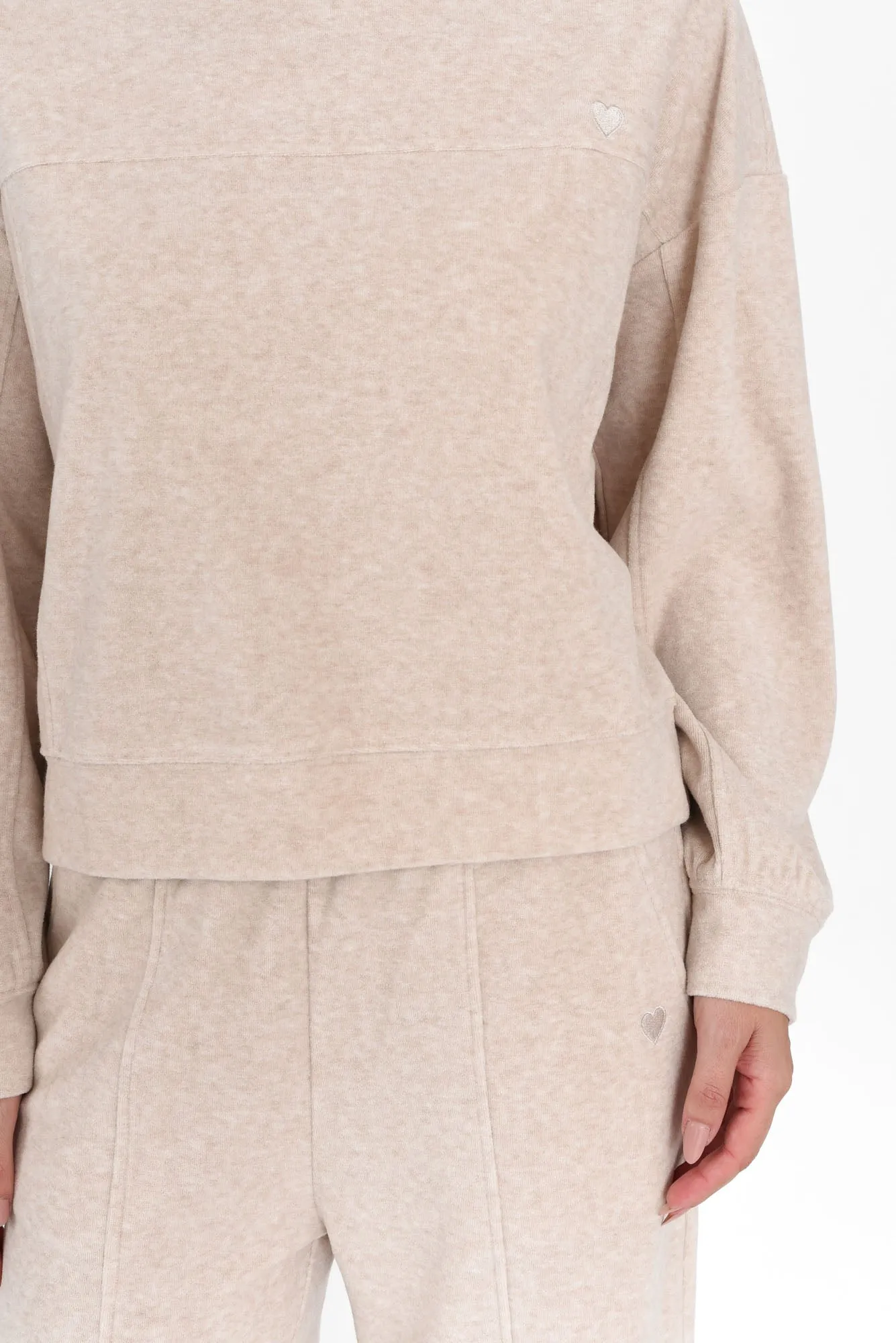 Kristie Beige Terry Jumper