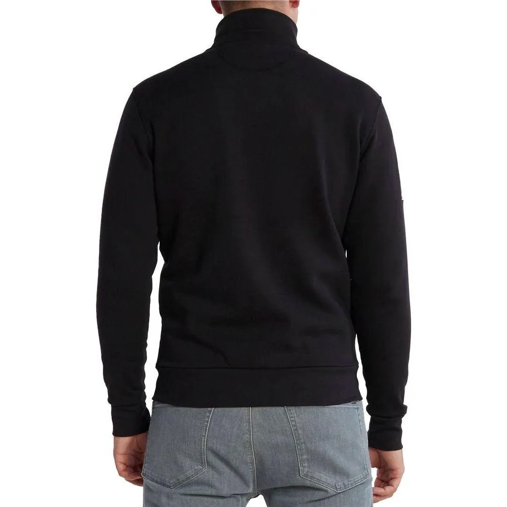 La Martina Black Cotton Sweater