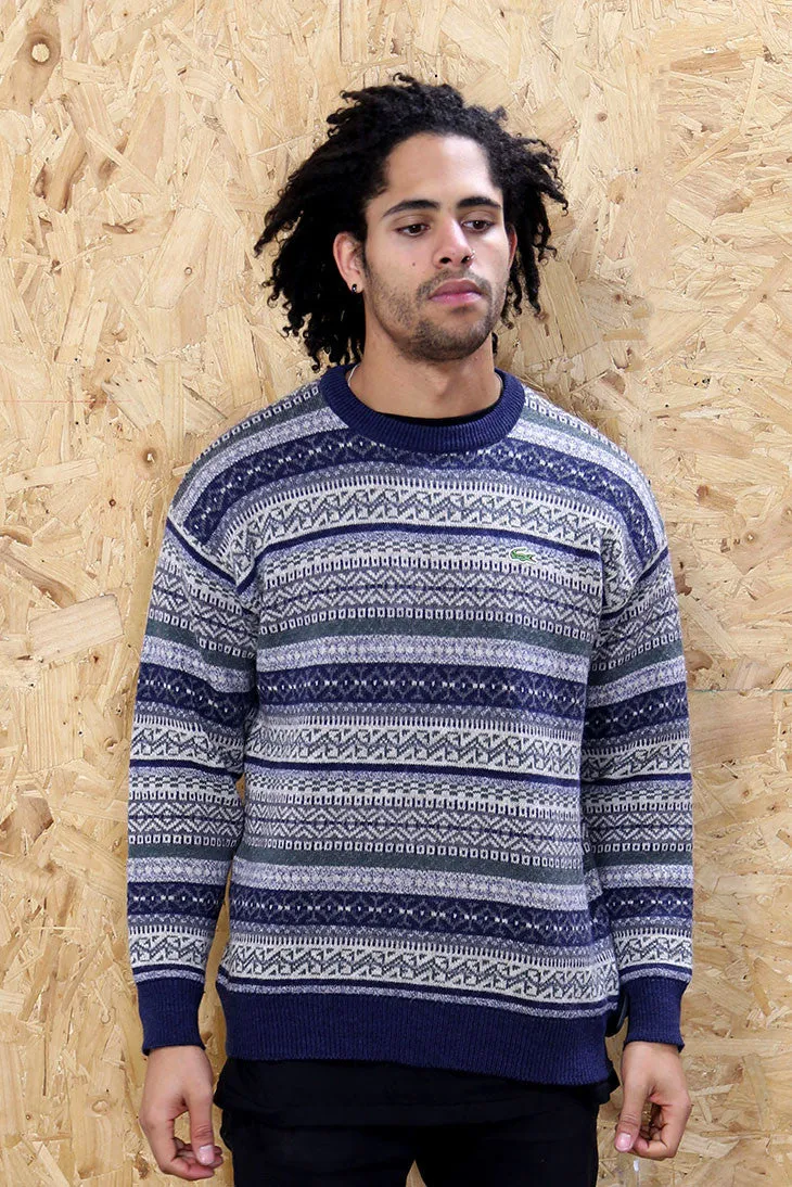 Lacoste Fairisle Stripe Jumper