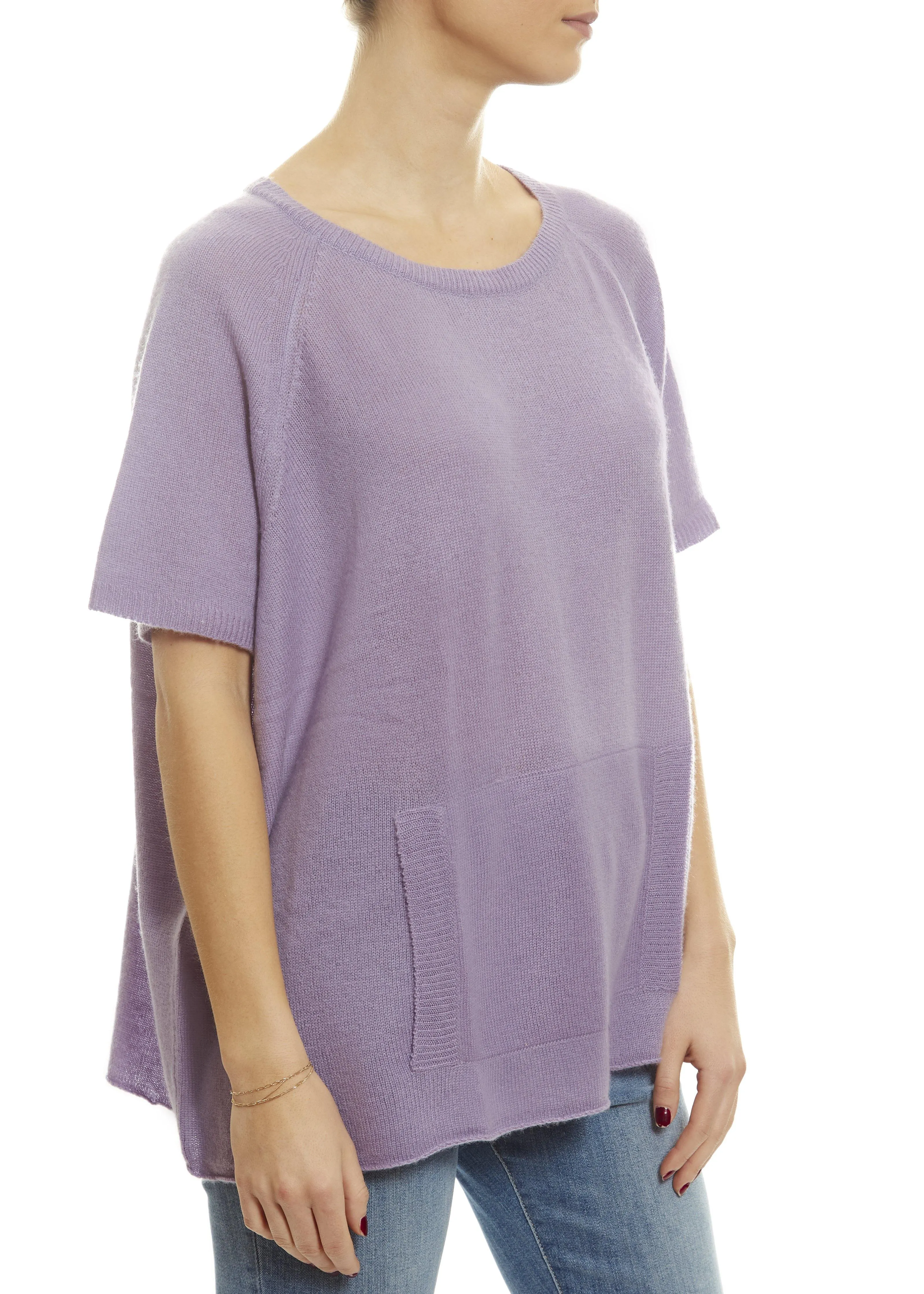 Lavender Ice 'Alyn' Short Sleeve Jumper