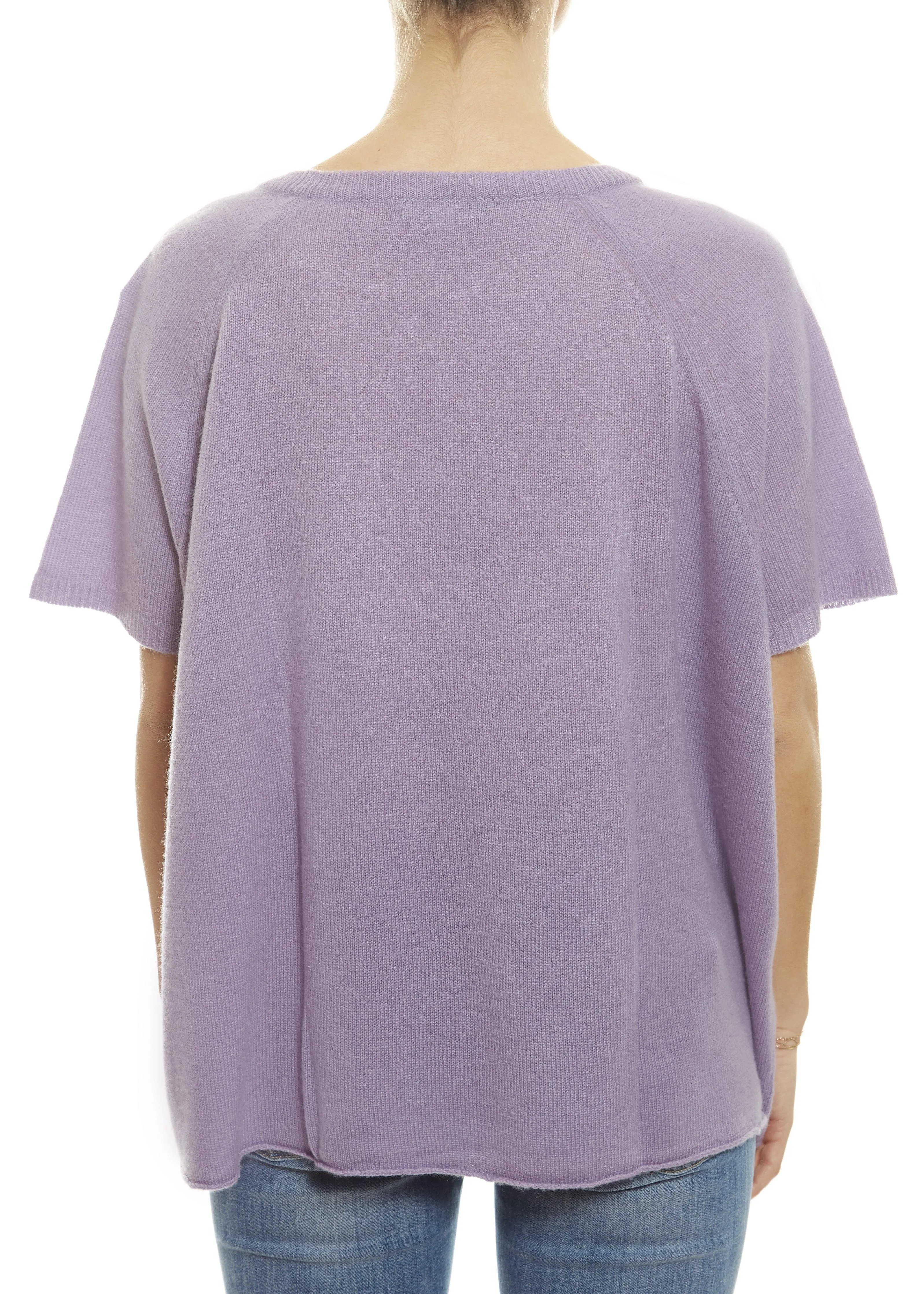 Lavender Ice 'Alyn' Short Sleeve Jumper