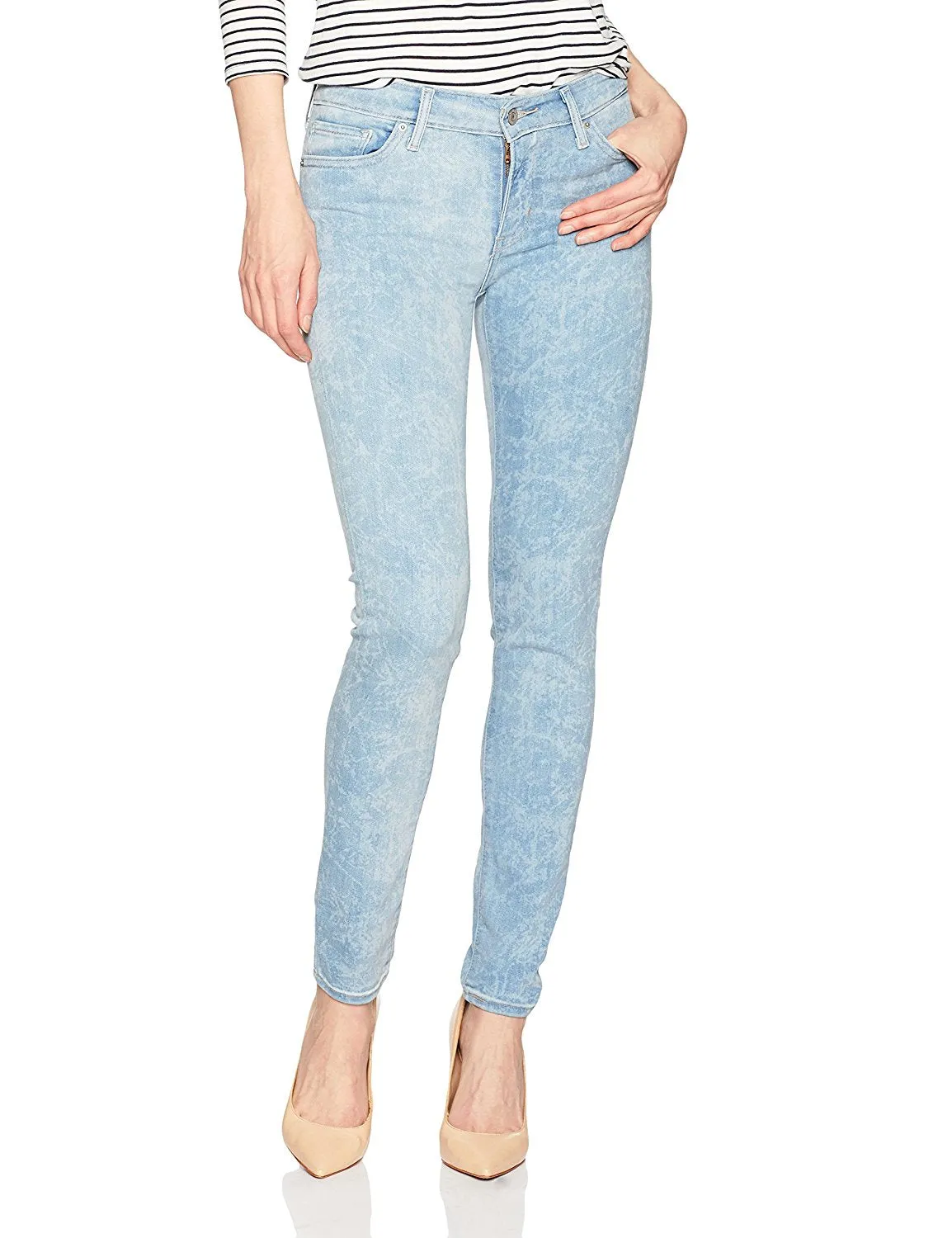 Levi's Women's 711 Skinny Jean Tidal Wave Blue