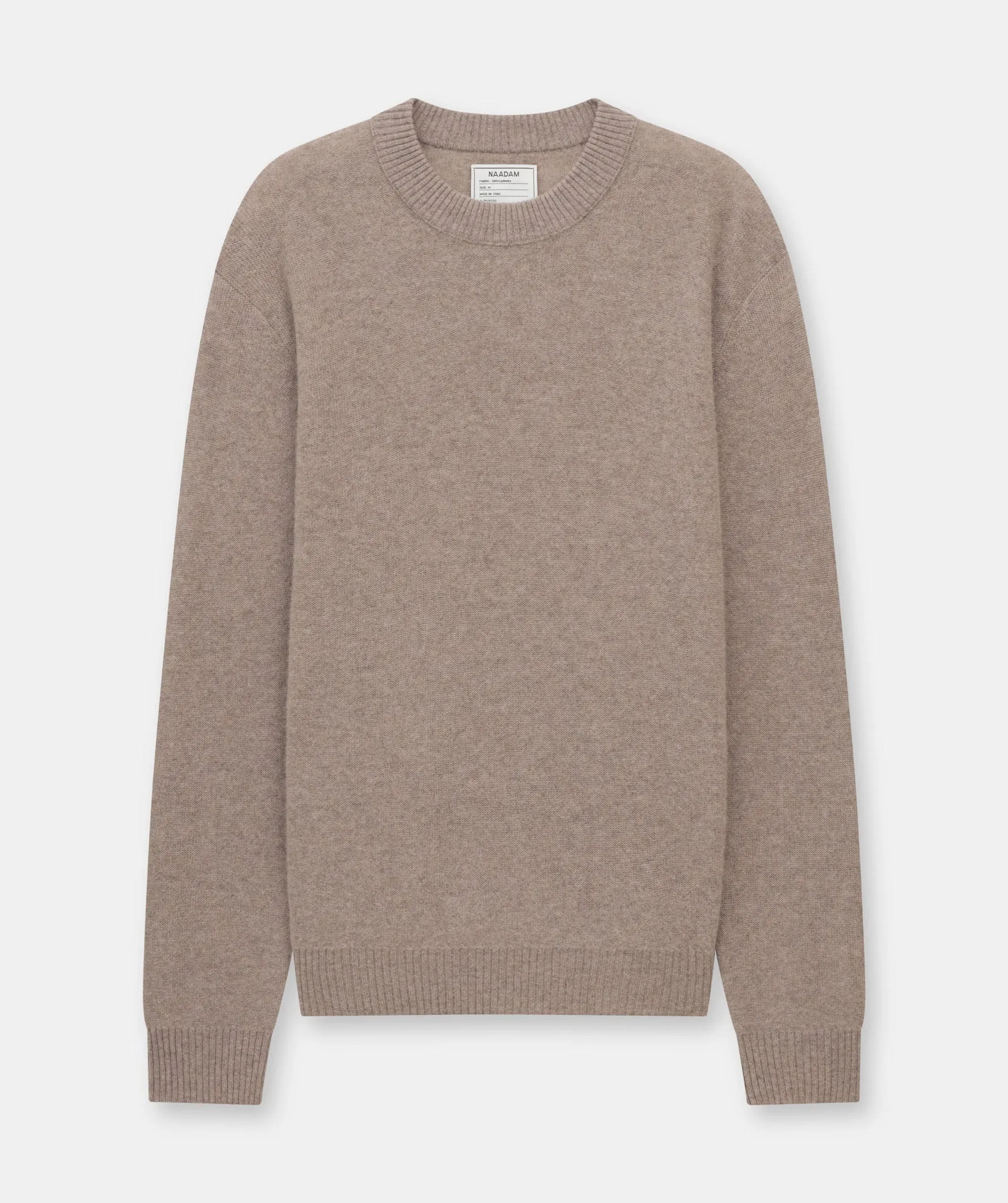 Lightweight Reversible Cashmere Crewneck Sweater