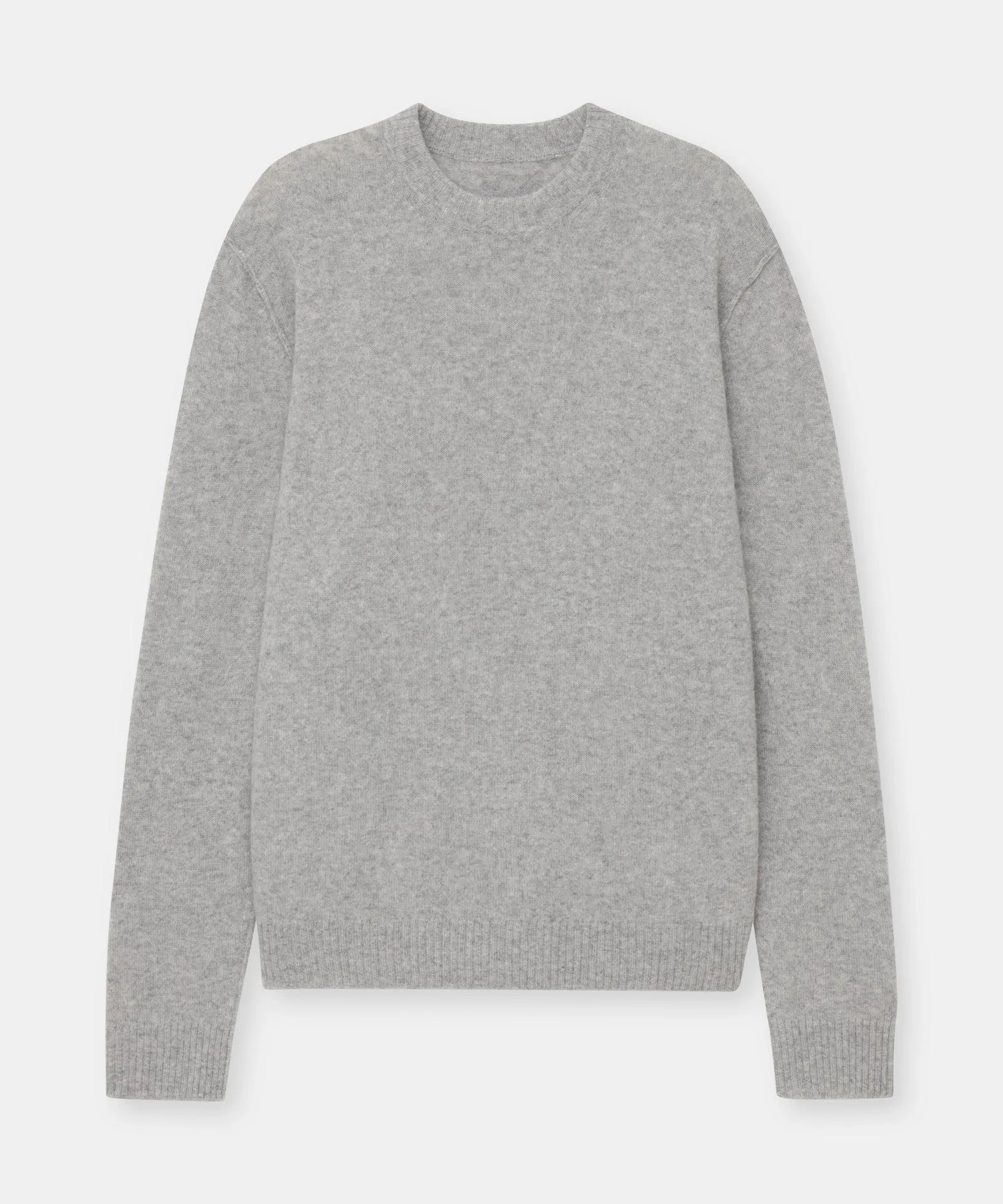 Lightweight Reversible Cashmere Crewneck Sweater