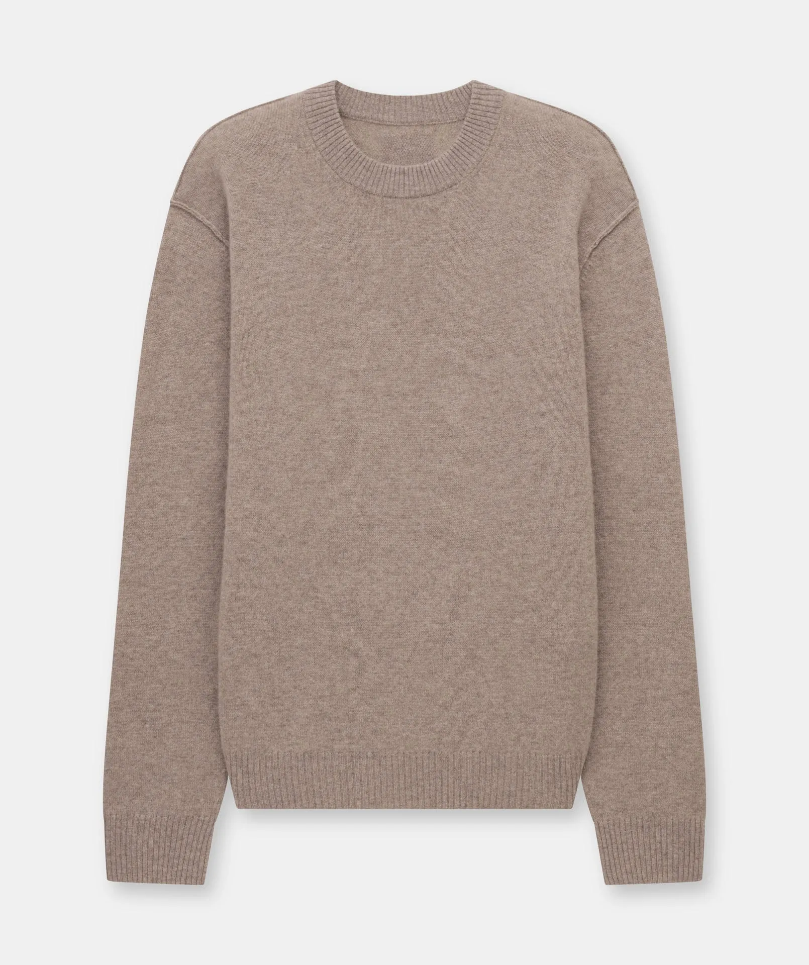 Lightweight Reversible Cashmere Crewneck