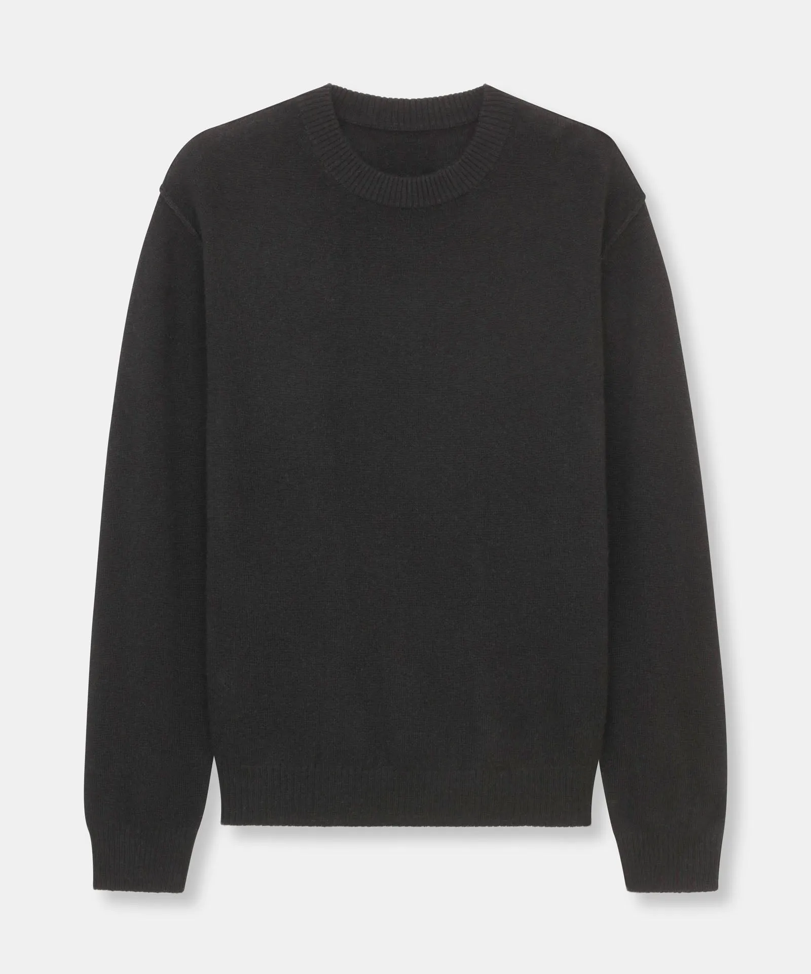 Lightweight Reversible Cashmere Crewneck