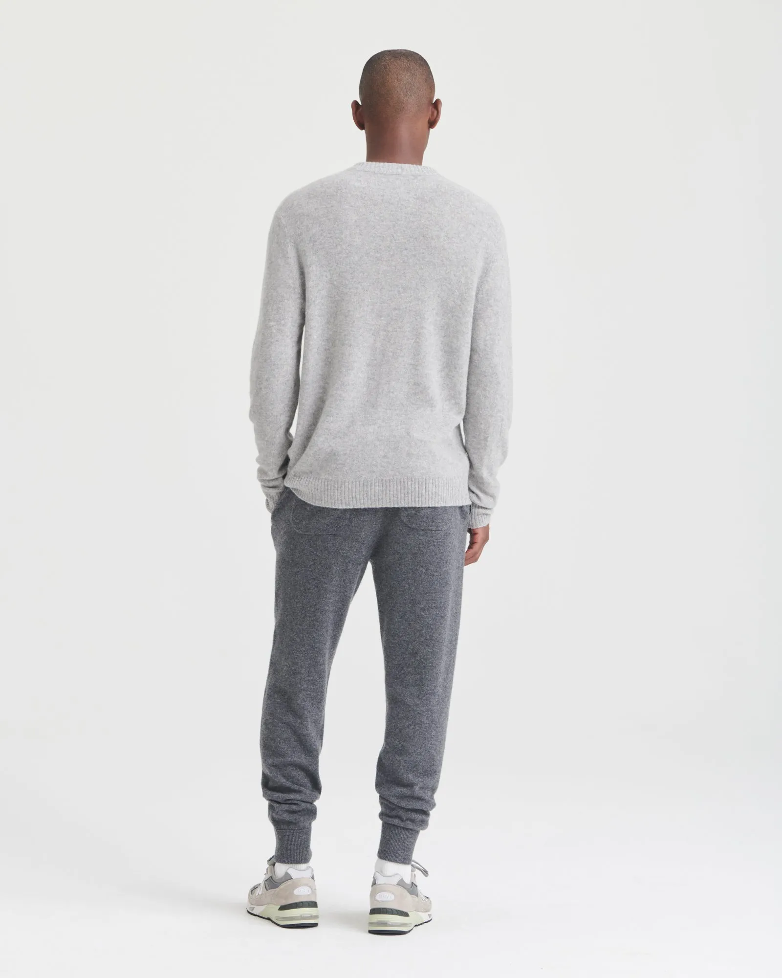 Lightweight Reversible Cashmere Crewneck