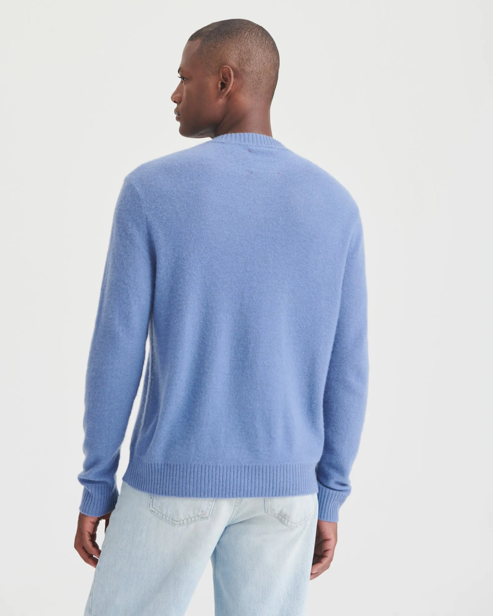 Lightweight Reversible Cashmere Crewneck