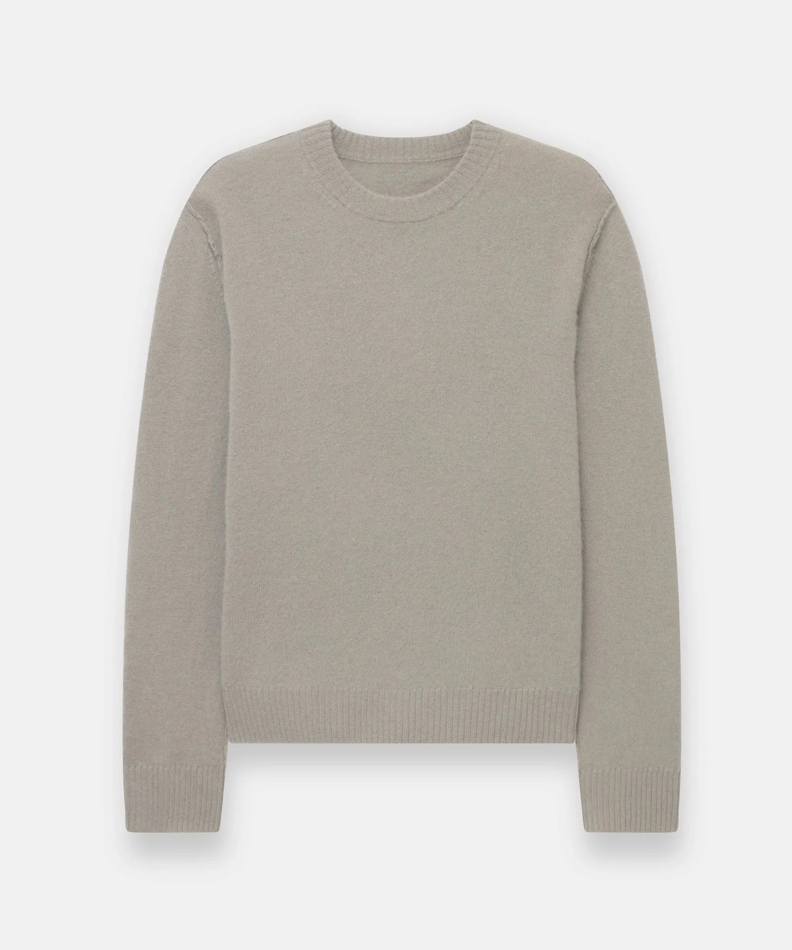 Lightweight Reversible Cashmere Crewneck