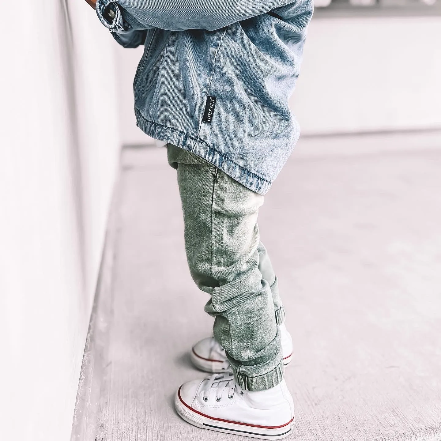 Little Bipsy Chino Jogger - Green Wash