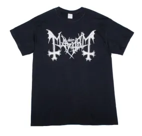 Mayhem Logo Mens T Shirt Black