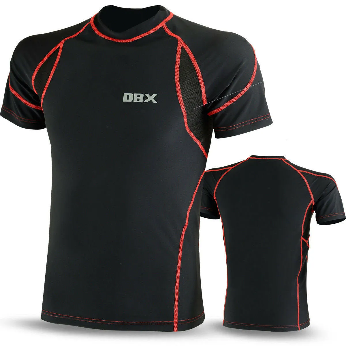 Mens Compression Base Layer Winter Thermal Armour Half Sleeve Sports Gym Shirt