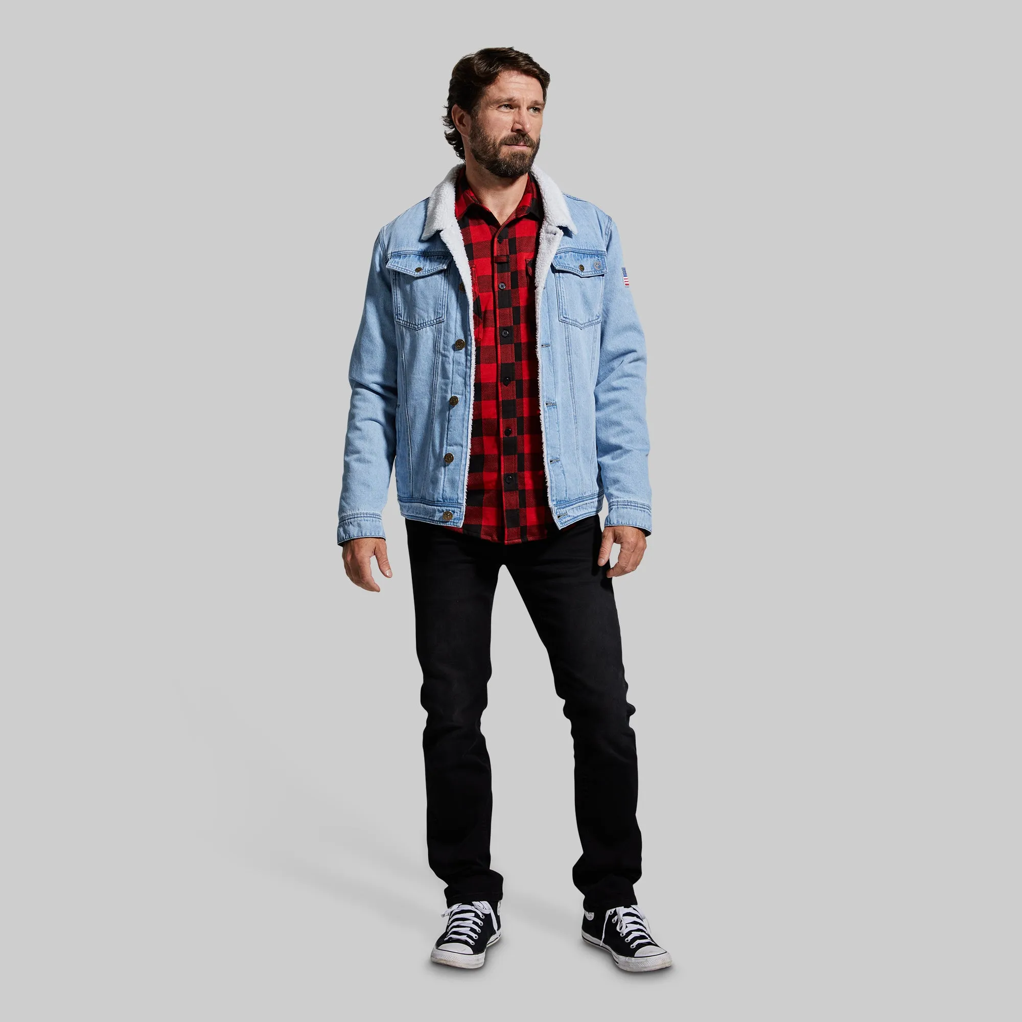 Men's Pioneer Jacket (Light Wash)