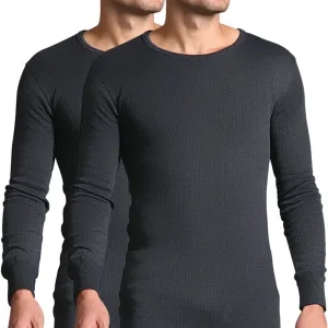 Men's Premium (Pack of 2) Thermal Top (Charcoal)