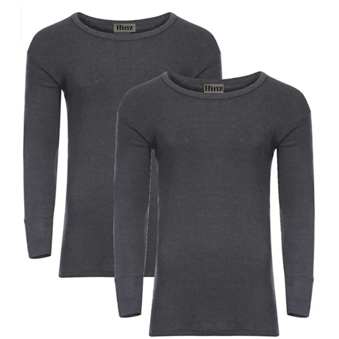 Men's Premium (Pack of 2) Thermal Top (Charcoal)