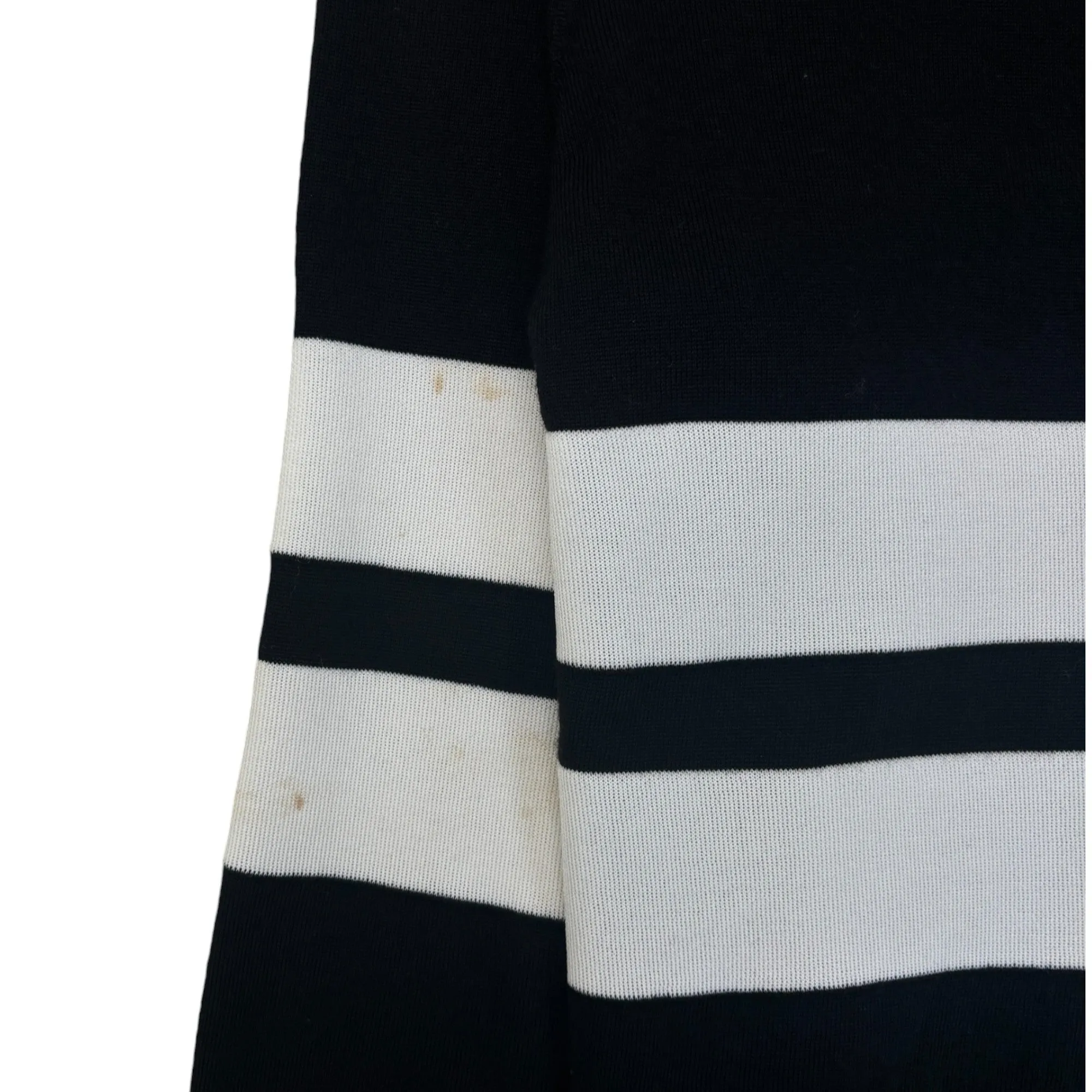 Men's Stripe Jumper Black Size M