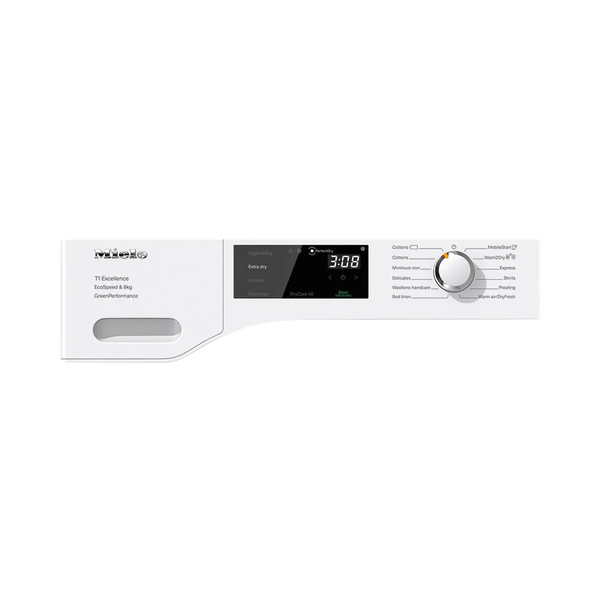 Miele TEF765 WP 8kg Heat Pump Dryer, A    Rated in White