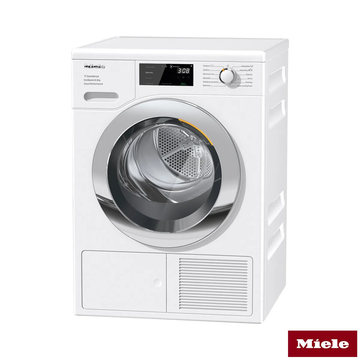 Miele TEF765 WP 8kg Heat Pump Dryer, A    Rated in White