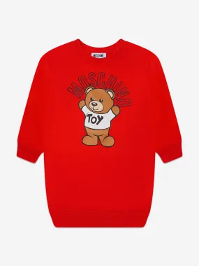 Moschino Girls Teddy Bear Sweater Dress