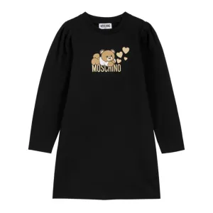 Moschino Heart Bear Black Dress