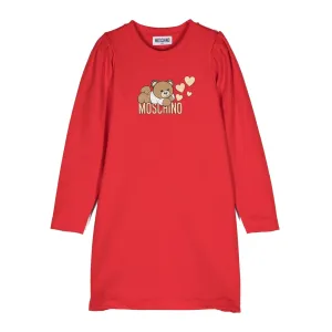 Moschino Heart Bear Red Dress