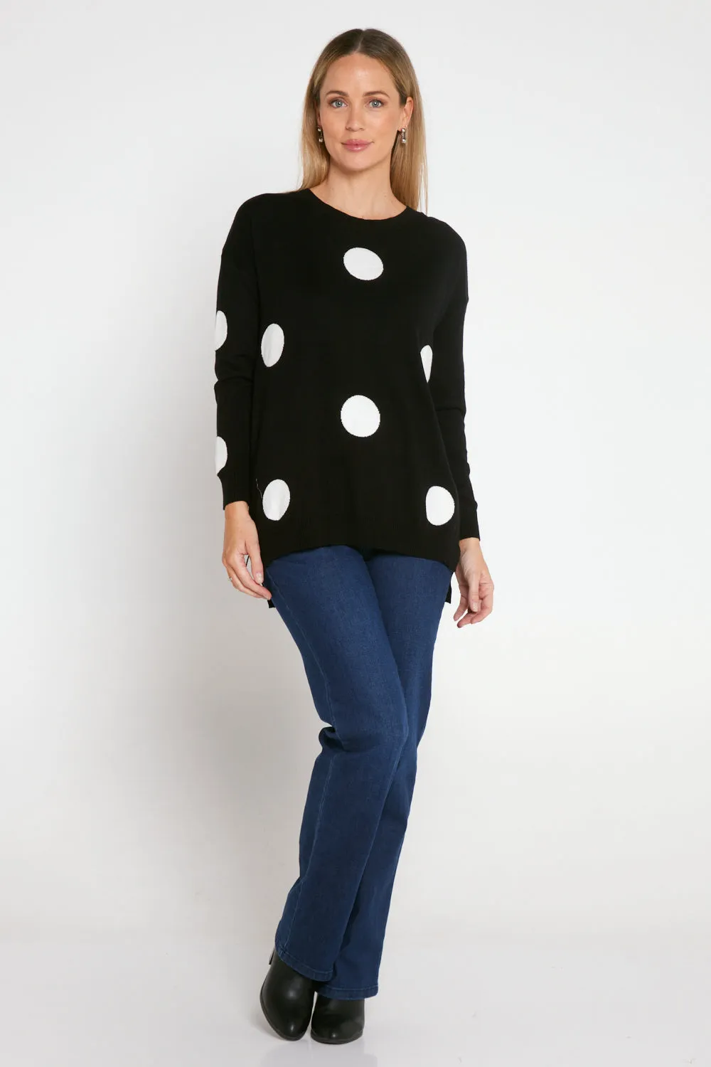 Naomi Jumper - Black Spot