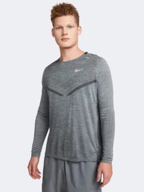 Nike Adv Techknit Men Running Long Sleeve Black/Smoke Grey